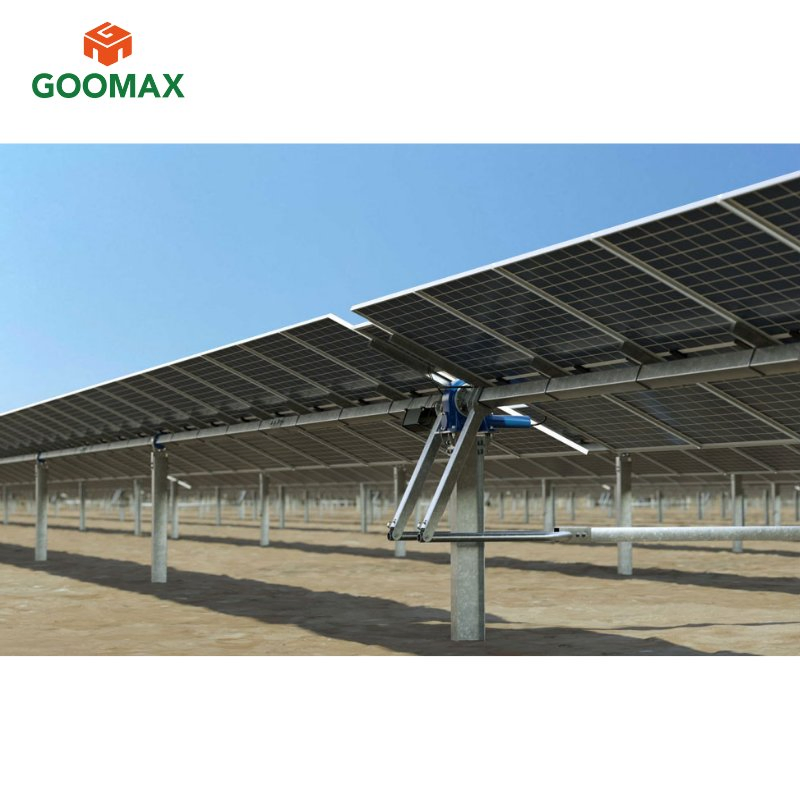 Goomax Reliable Single Axis Solar Tracking System with Durable Mounting Brackets Available