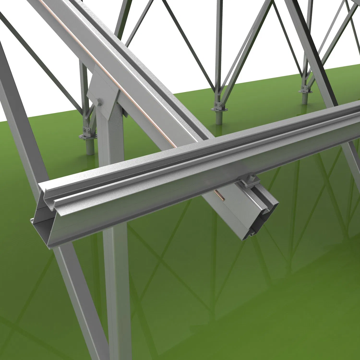 Hot Selling Solar Panel Ground Mounting System Bracket PV Solar Bracket Structure