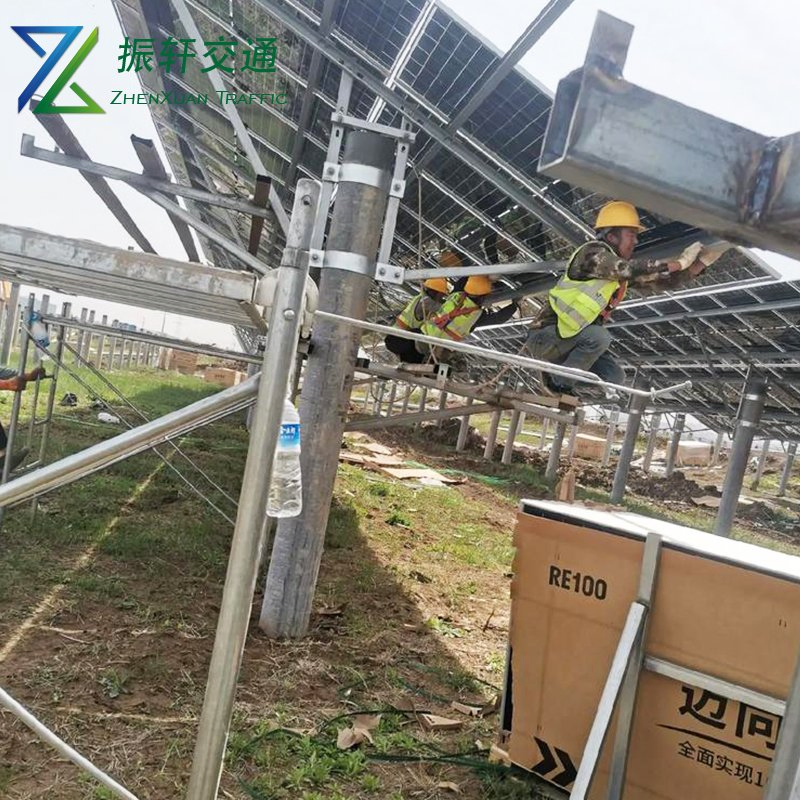 Solar Panel Tilt Mount Solar Tracking Bracket Pole Mount Solar Panel Bracket C-Channel Solar Mounting System Bracket