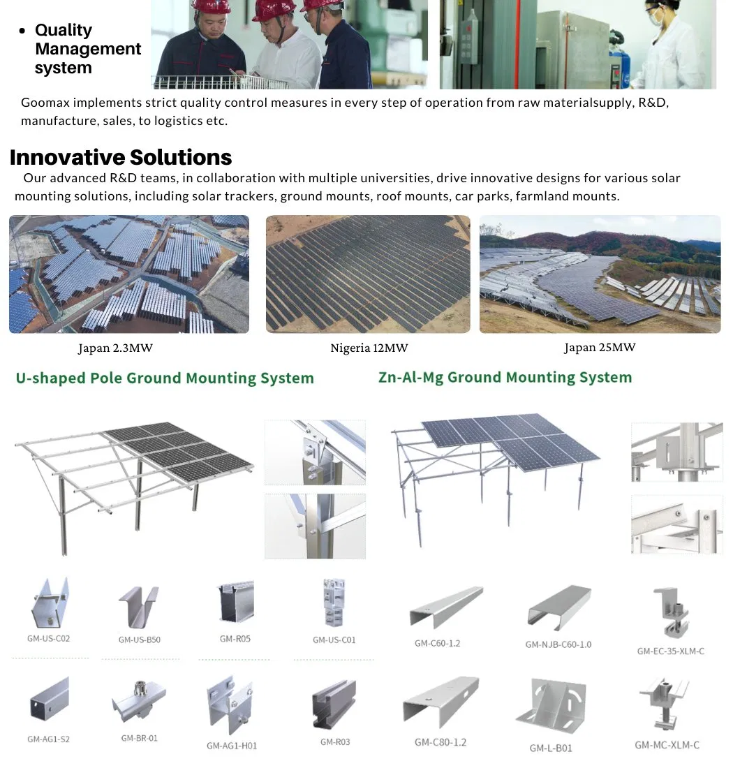 Ground Mount Solar Panels Bracket Detail 4