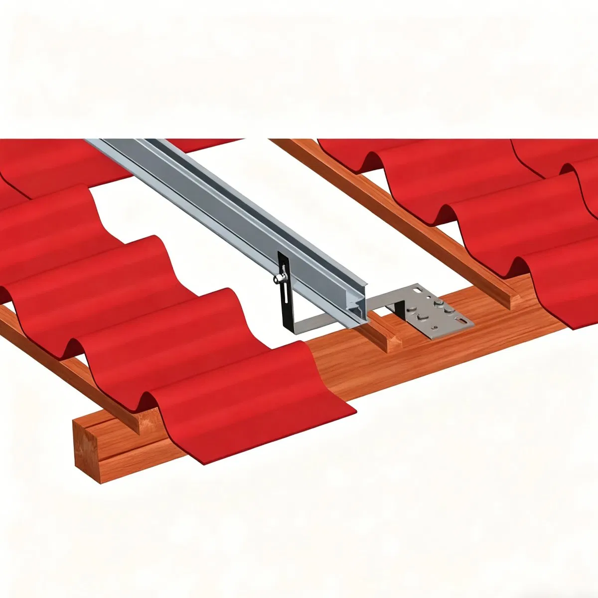 Dwin Lightweight &amp; Durable Weatherproof Solar Brackets - Quick-Install for Tile Roofs