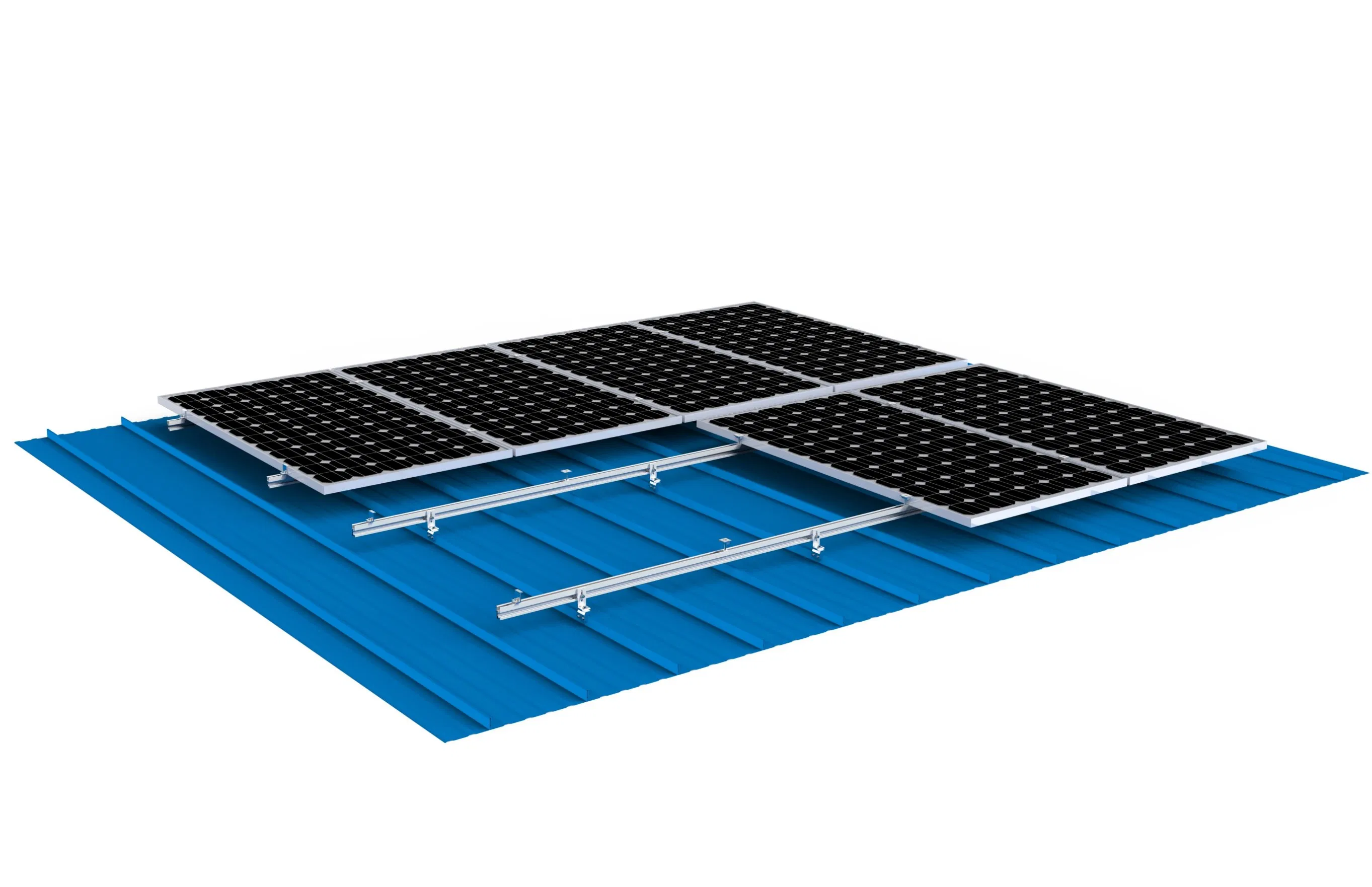 Weather Resistant Stainless Steel Rooftop Solar Rail Brackets for Industrial PV Systems