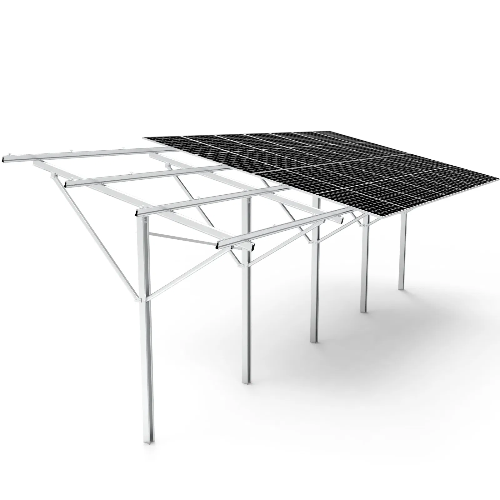 China Wholesaler Salt Resistant Lightweight Design Ground-Mounted Solar Panel Mounts