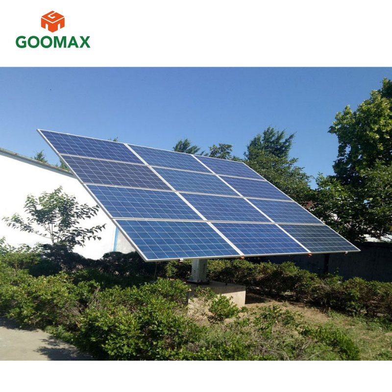 Goomax Single Axis Solar Tracking System with Adjustable Solar Panel Mounting Brackets Available