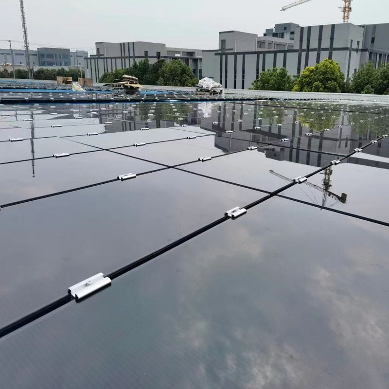 Advanced Frameless MID Clamp for Thin Film Solar Panels