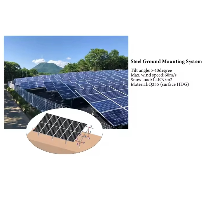 Steel Structure Solar PV Mounting System for Rooftop Carport Canopy Solar Panel Installation