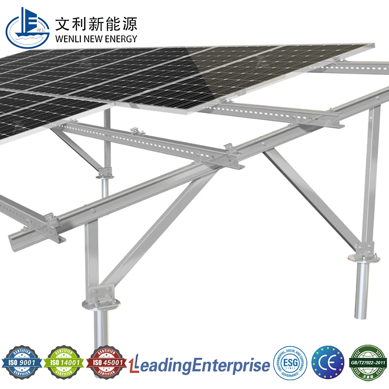 Fixed Tilt Ground Solar Mounting Structure for Utility Scale Projects