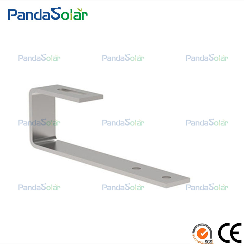 Easy-Installed Adjustable Stainless Steel Solar Hook for 0-60 Degree Asphalt Roof