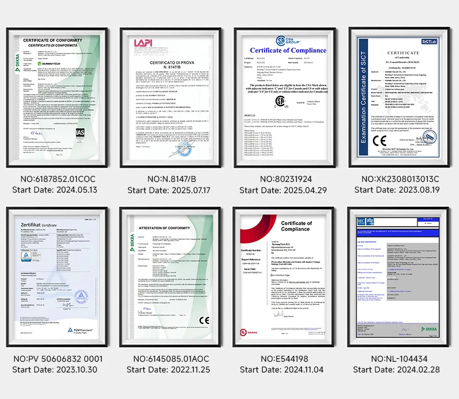 Product Certifications