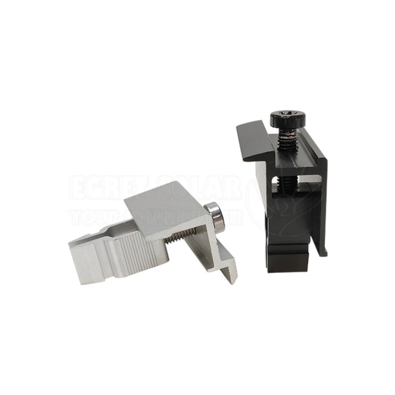 Aluminium Solar Panel Roof and Ground Mounting Rapid End Clamp