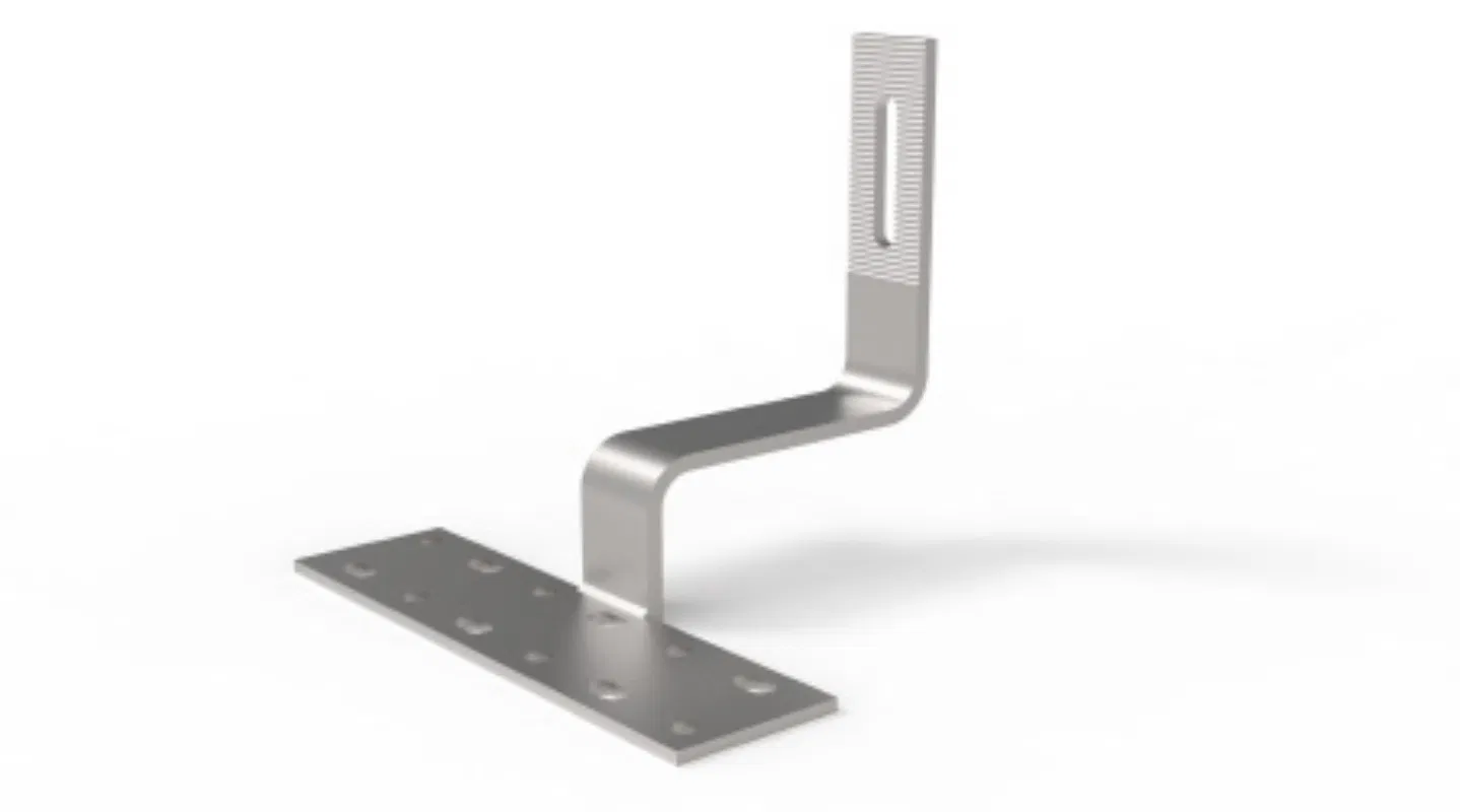 Natural Color Shot Blasting Stainless Steel Solar Brackets Roof Hook 5