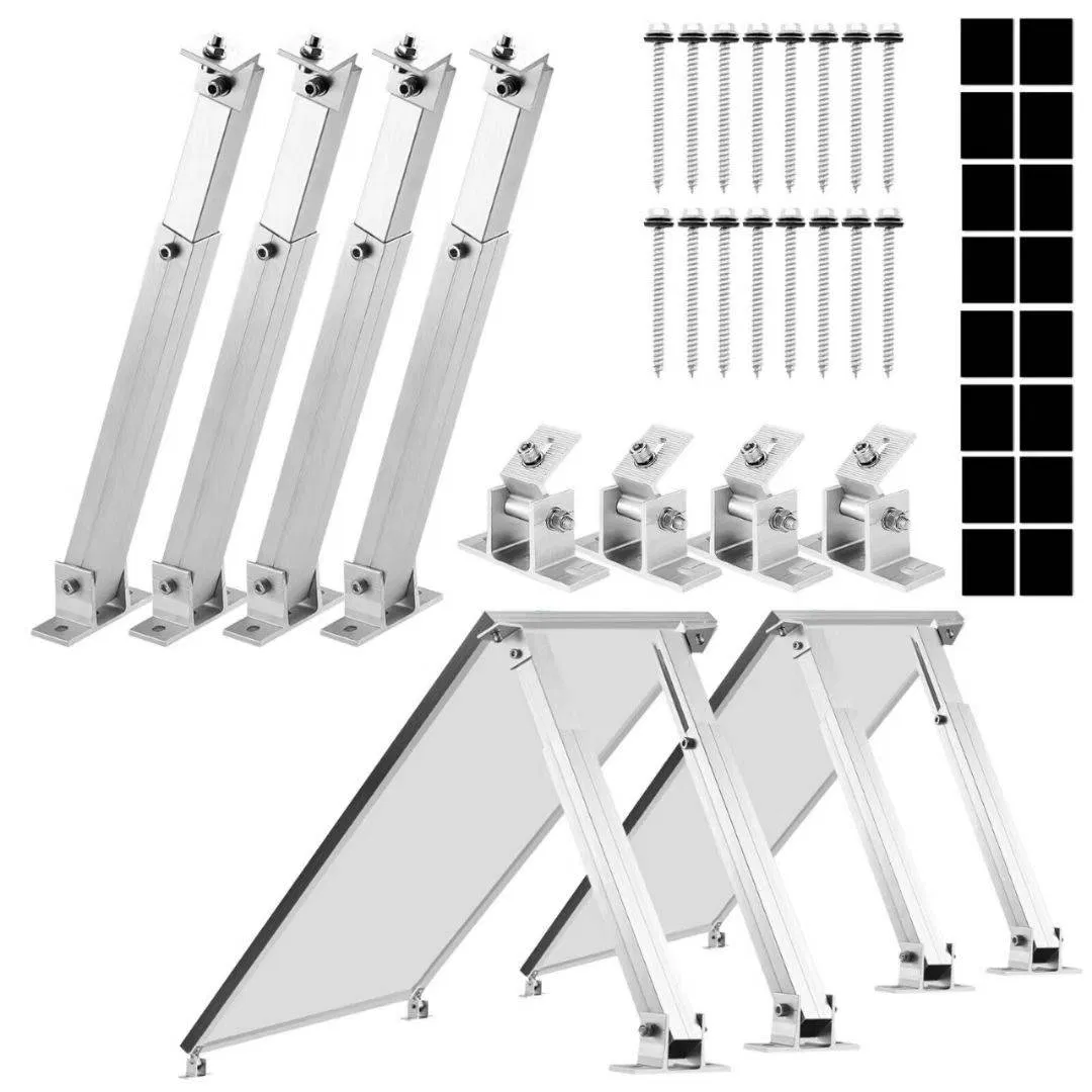 Extension Solar Panel Mounting Bracket Adjustable Tilt Legs Solar Mounting System 10-60 Degree