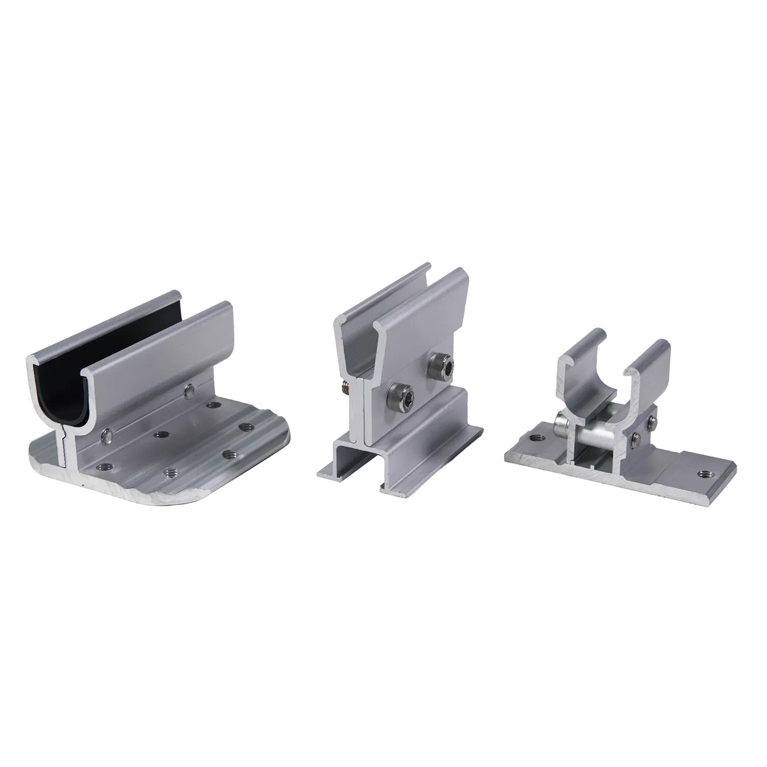 6005 Aluminum Solar Panel Mounting Brackets MID Clamp End Clamp