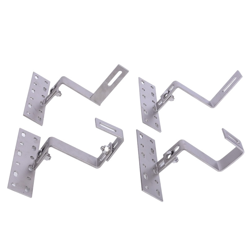 Good Quality PV Solar Panel Roof Mounting Brackets Adjustable Hook on Tile Roof