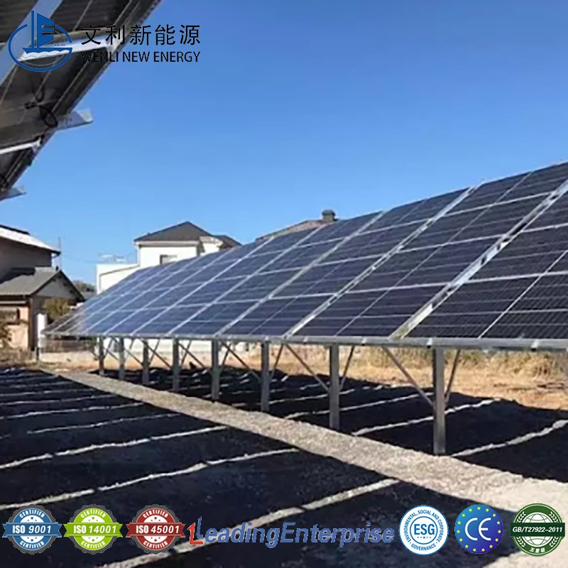 Fixed Tilt Ground Solar Mounting Structure for Utility Scale Projects