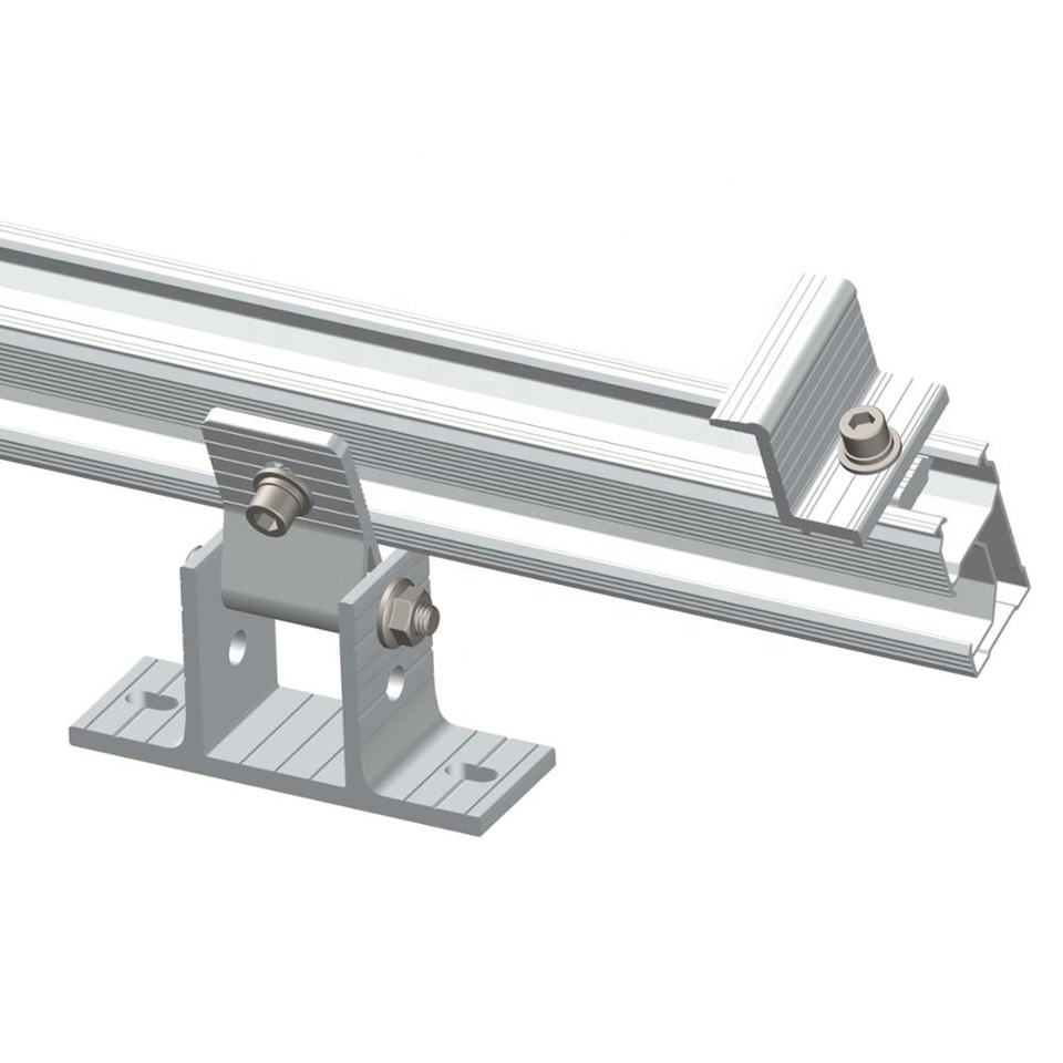 Solar Mounting System Accessories Brackets Solar Adjustable Tilt Front Leg Rear Leg