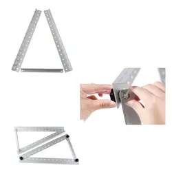 6005 Flat Roof Mounting Solar Panel Triangle Frame Adjustable Angle