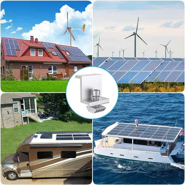 Solar Panel End Clamp