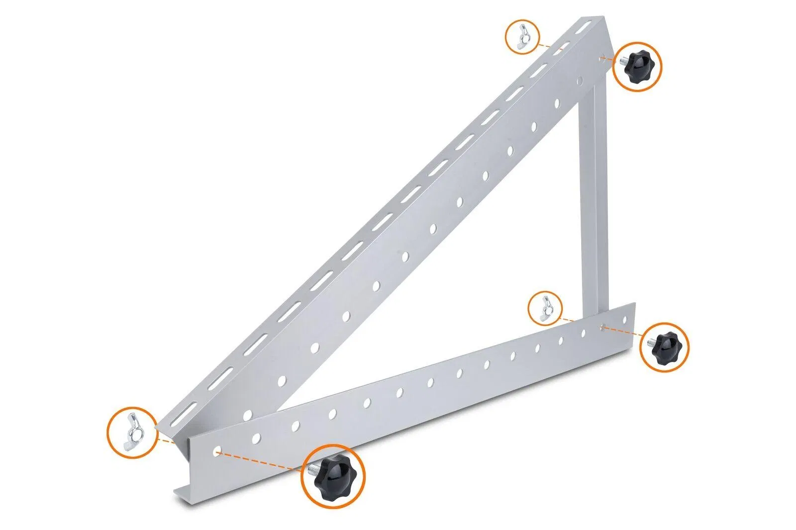 Tripod Aluminum Triangle Support Adjustable Angle Solar Panel Roof Mounting System Bracket