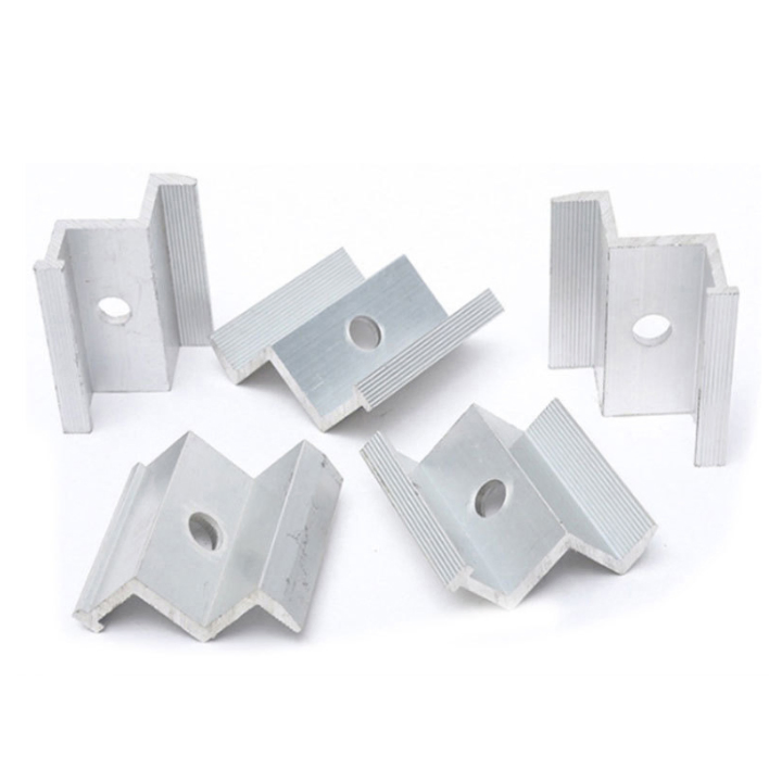 Solar Kits 35mm Solar Panel Aluminum MID Clamp End Clamp for Mounting