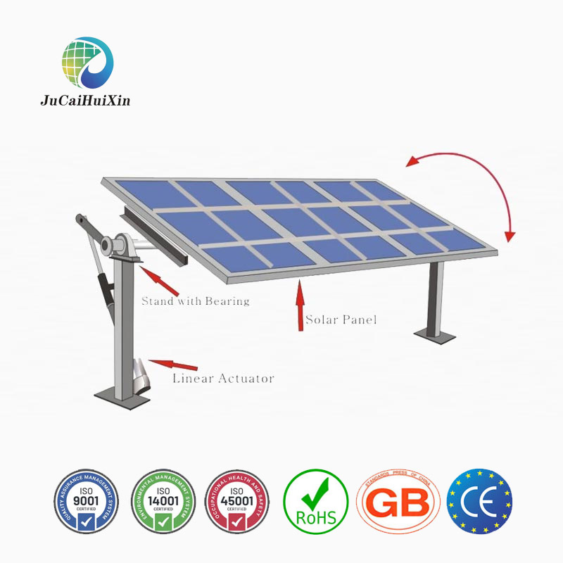 Premium 1-Axis Solar Tracker Sun Tracking Bracket System
