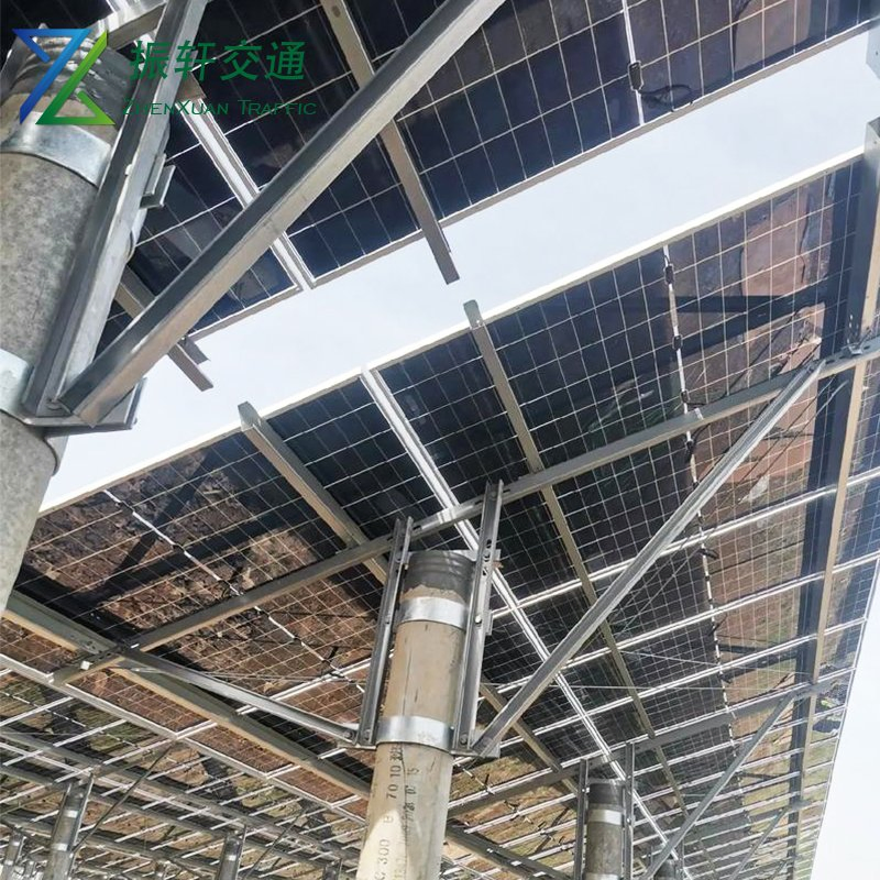 OEM Solar Structure Carport Mounting Rack with PV Solar Panel Canopy Roadway Products Carport Bracket