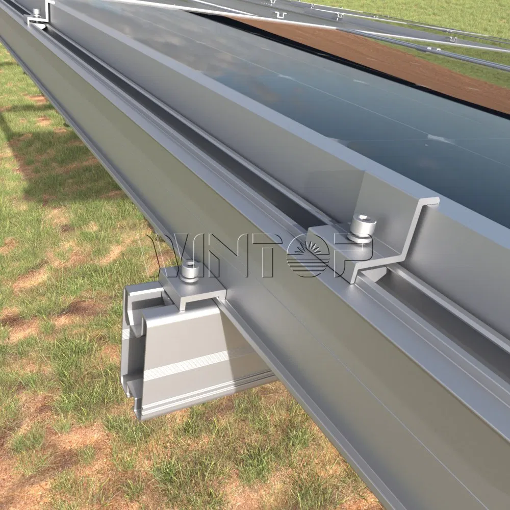 Installation Angle Photovoltaic Bracket The Solar Ground Tracking System Can Be Adjusted