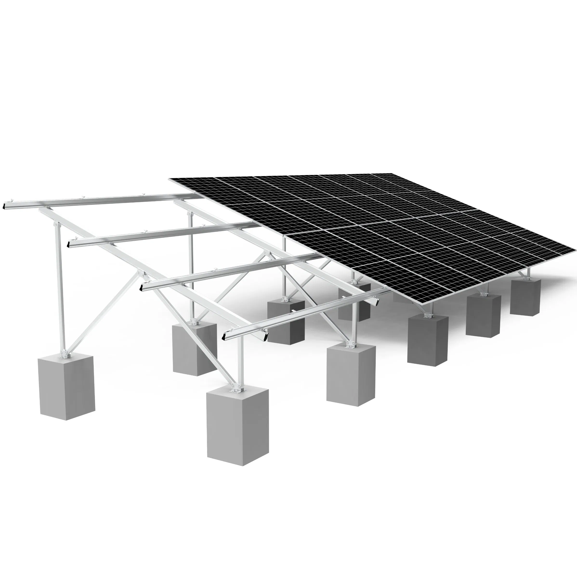 China Wholesaler Salt Resistant Lightweight Design Ground-Mounted Solar Panel Mounts