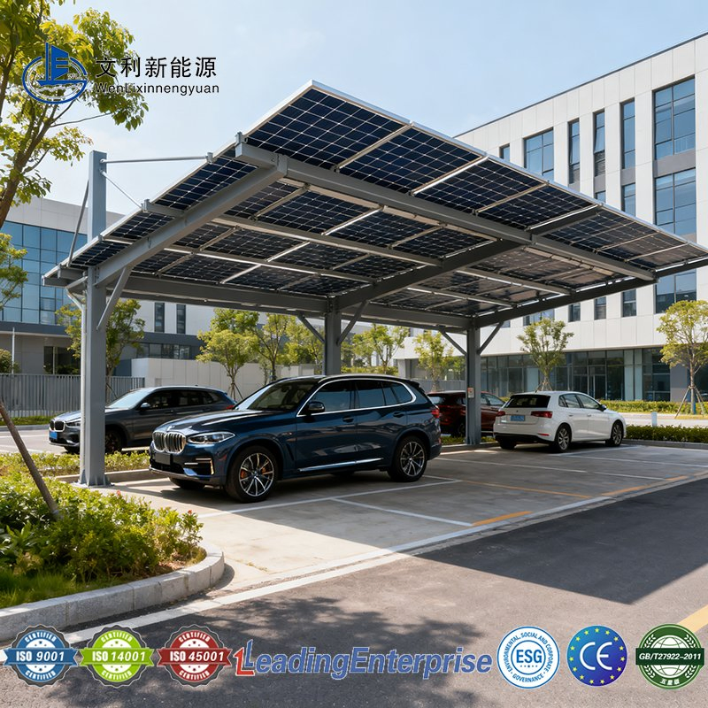 Solar Canopy Mounting for Parking and Outdoor Areas