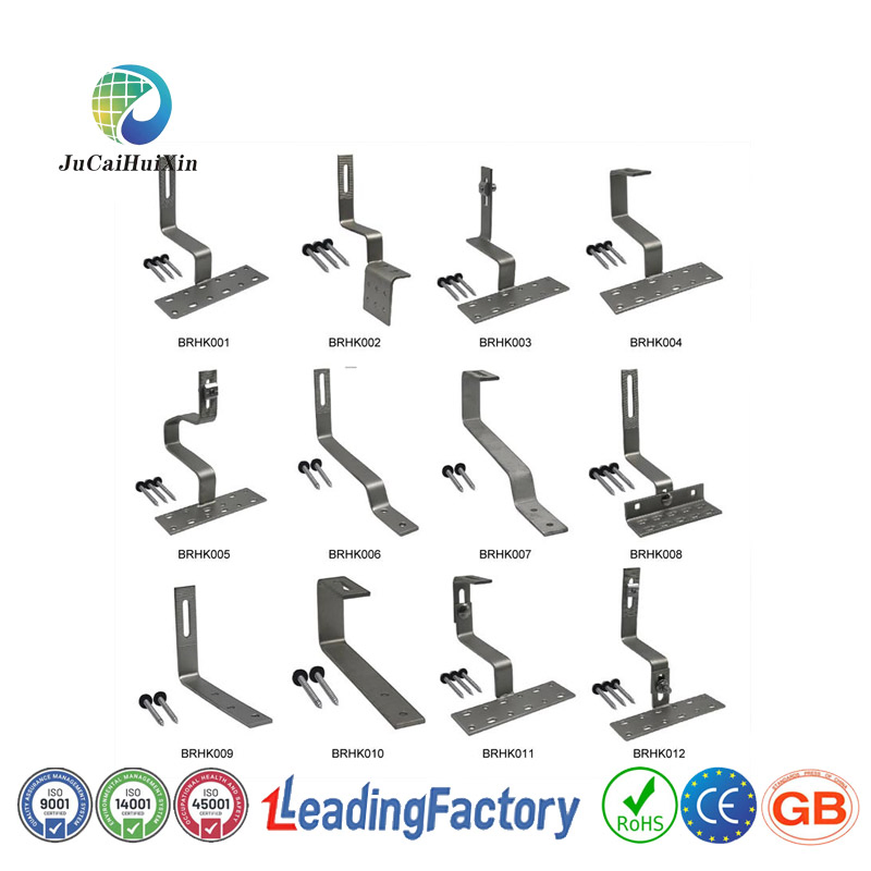 Jchx-CE Adjustable Solar Tile Bracket Roof J Hook Solar