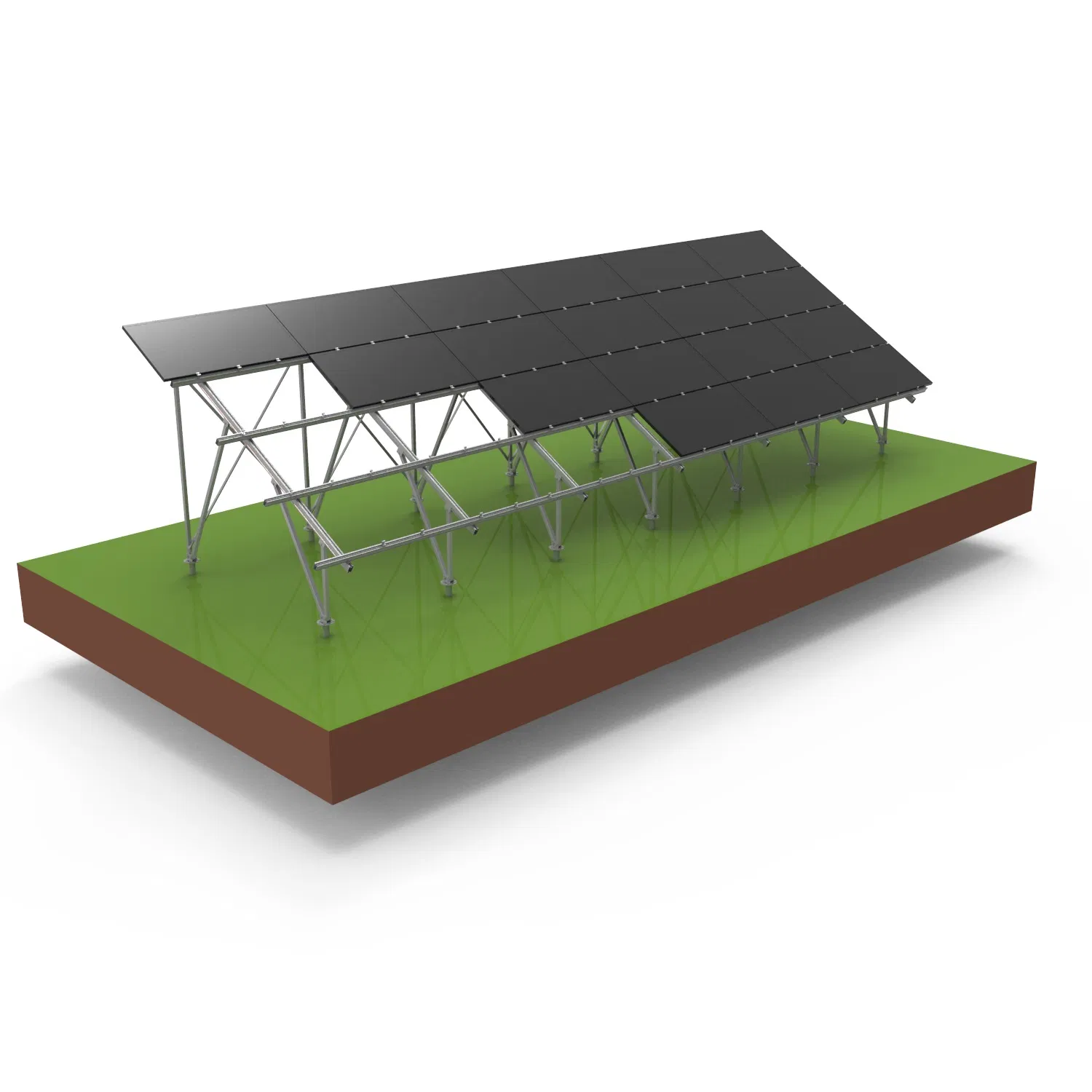 Hot Selling Solar Panel Ground Mounting System Bracket PV Solar Bracket Structure