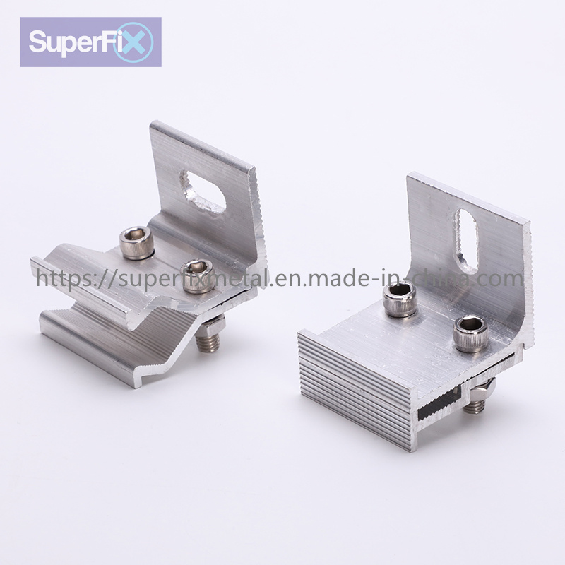 Stainless Steel SS304 A2 B2 Aluminum Solar Bracket System Mounting Adjustable Tile PV Roof Hook for Solar Panel Mounting