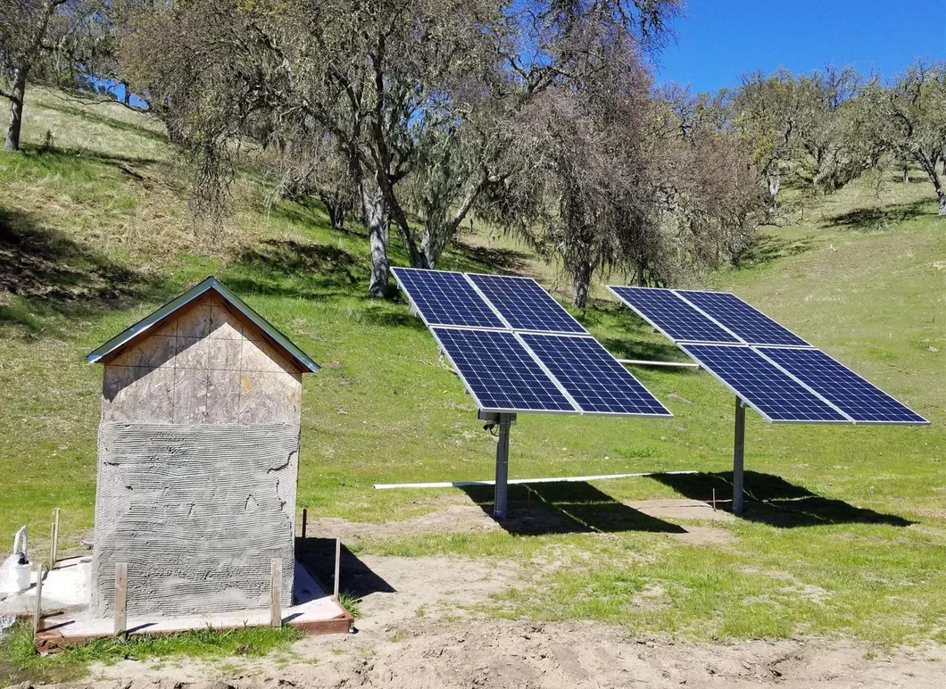 Solar Ground Pole Mounting System