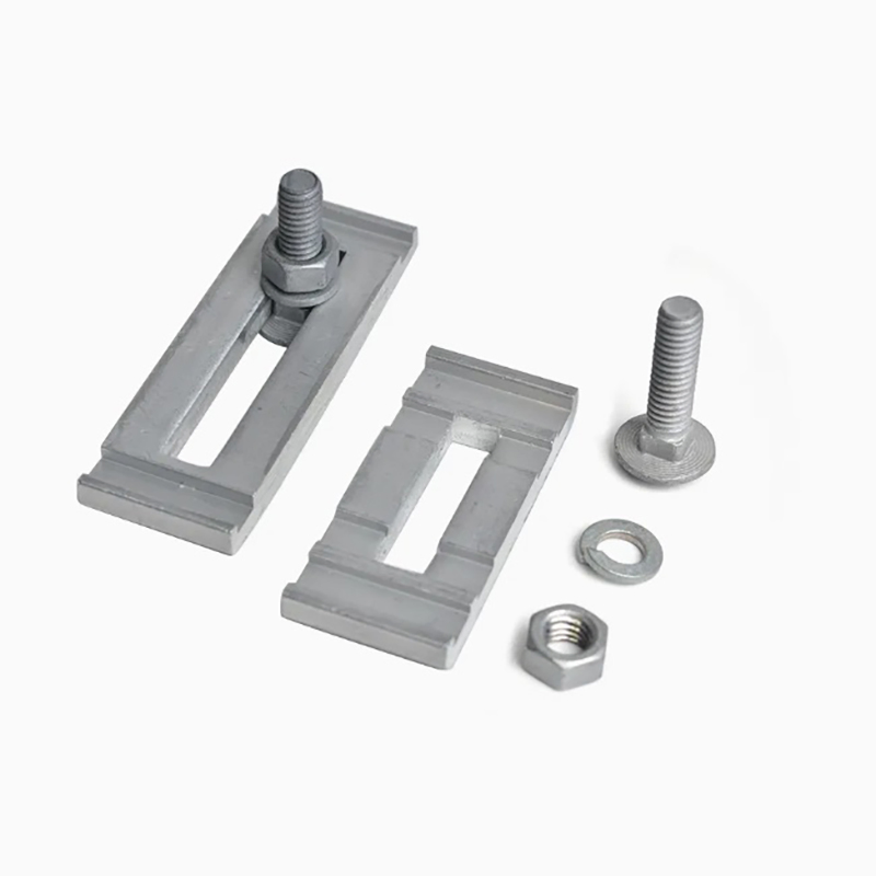 Customized Solar Panel Mounting System Rail Clamp MID Clamp with Hex Socket Bolt Roof Bracket