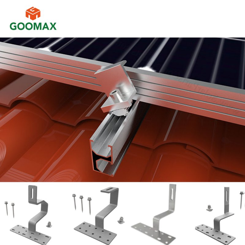 Aluminum Brackets for Roof Solar Mounting and Ground Mount Solar Panel Installations