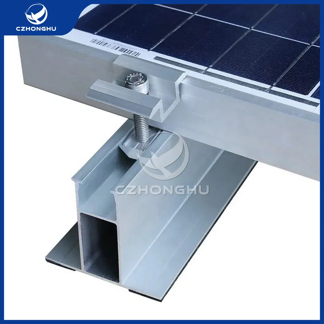Czhonghu PV Solar Mounting Clamp China Distributor 58g 60g Weight Solar Panel Mounting Bracket Fixing Aluminum Alloy MID Clamp