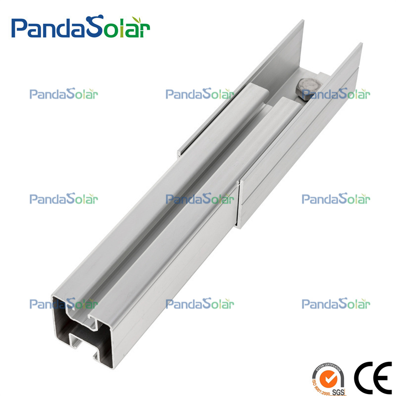 Aluminum Al6005-T5 Solar Panel Roof Mounting System 40X40mm Rail Wholesale Manufacturer