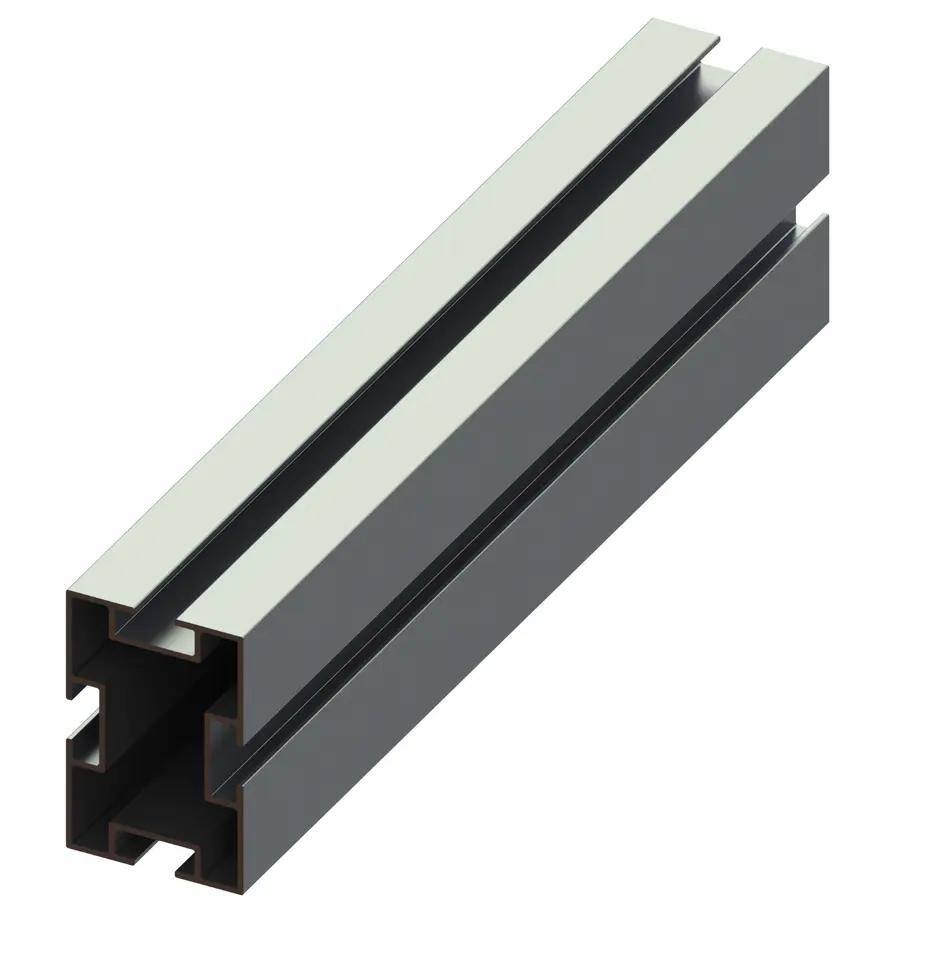 Solar Panel Mounting Anodized Aluminum Rail for Rooftop Solar Racking System