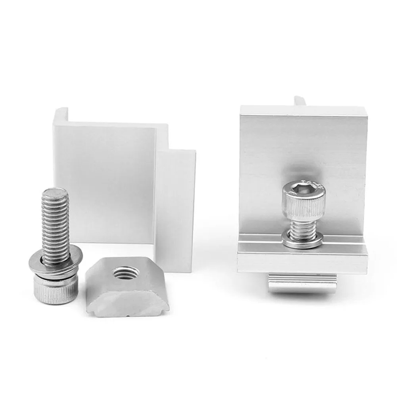 Aluminum Solar Panel End Clamps for Solar Bracket PV Mounts System