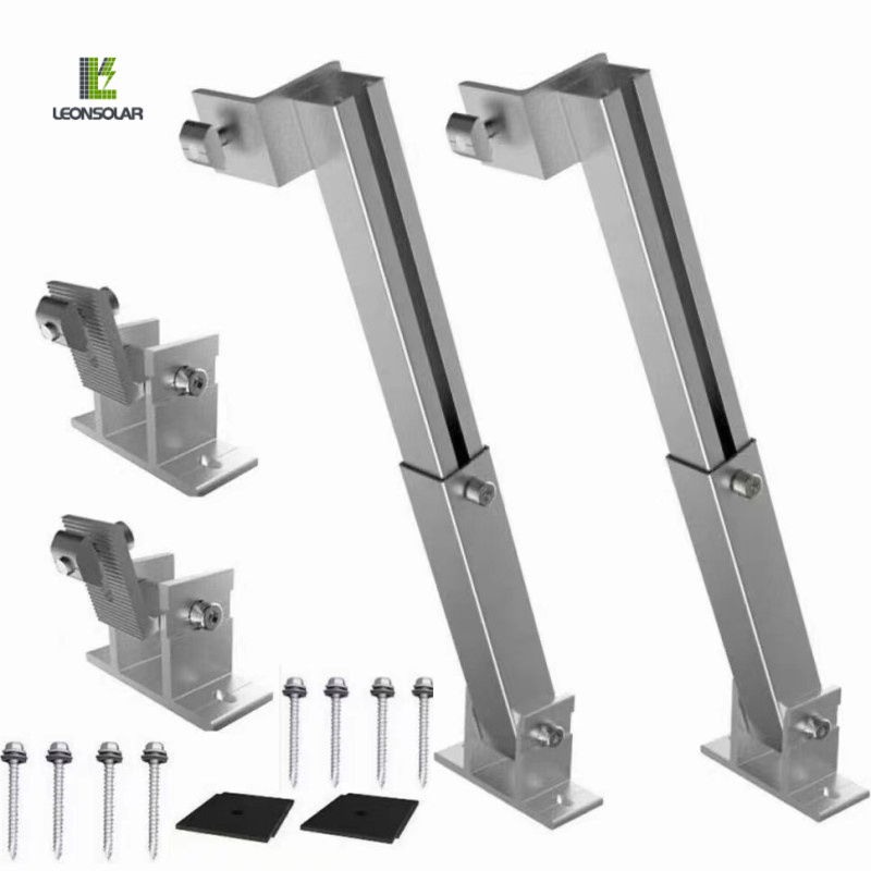 Adjustable Angle, Heavy-Duty Aluminum Universal Solar Mounting Bracket - for Roof, Ground