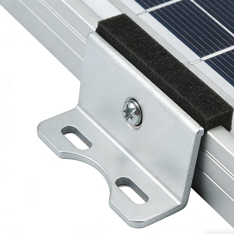 Clement Aluminum Solar Bracket System Panel MID Clamps for PV Mounting Accessories