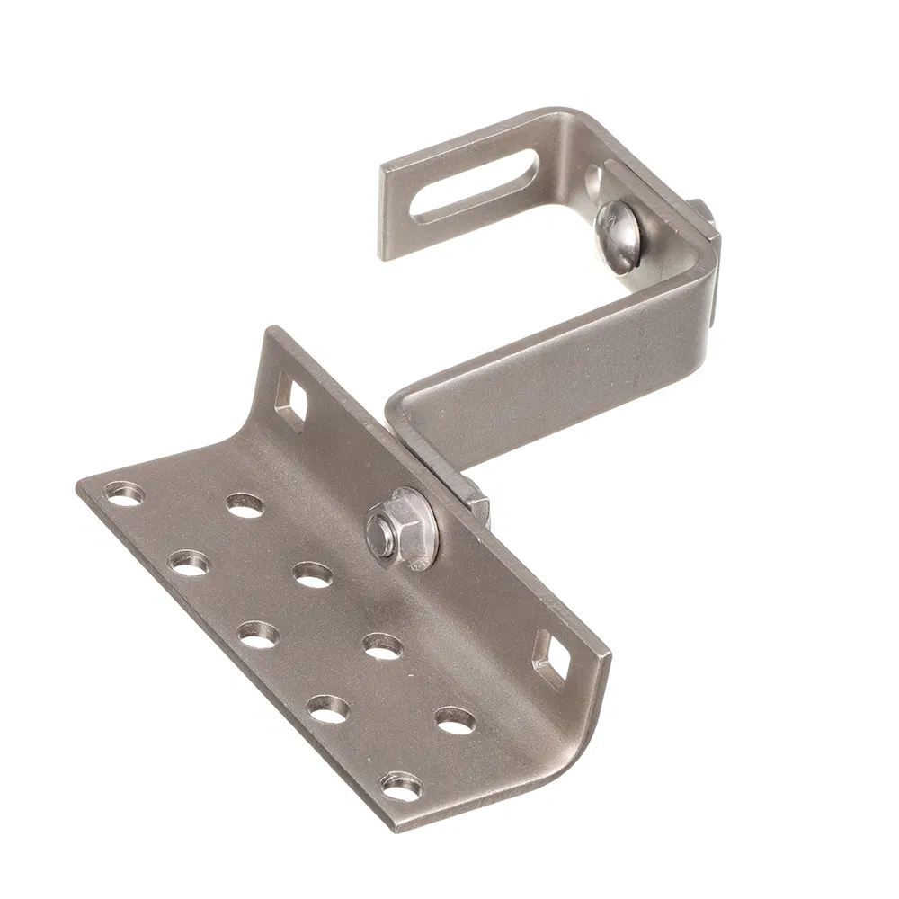 Stainless Steel 304 430 Sandblasting Solar Panel Flat Roof Mounting System Bracket