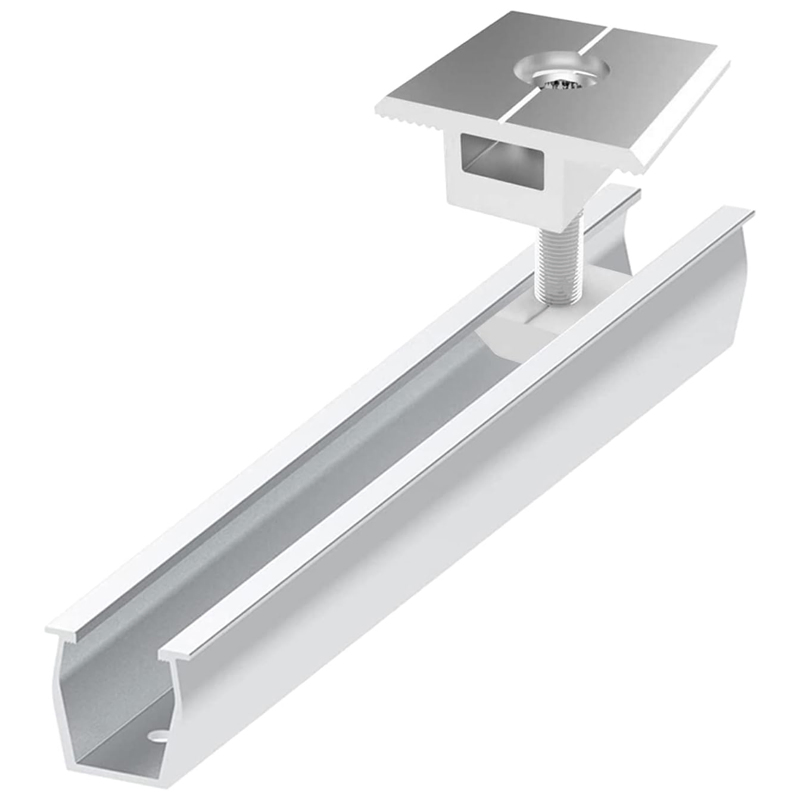 Aluminum Solar Panel Hardware Bracket End Clamps for Solar Energy System