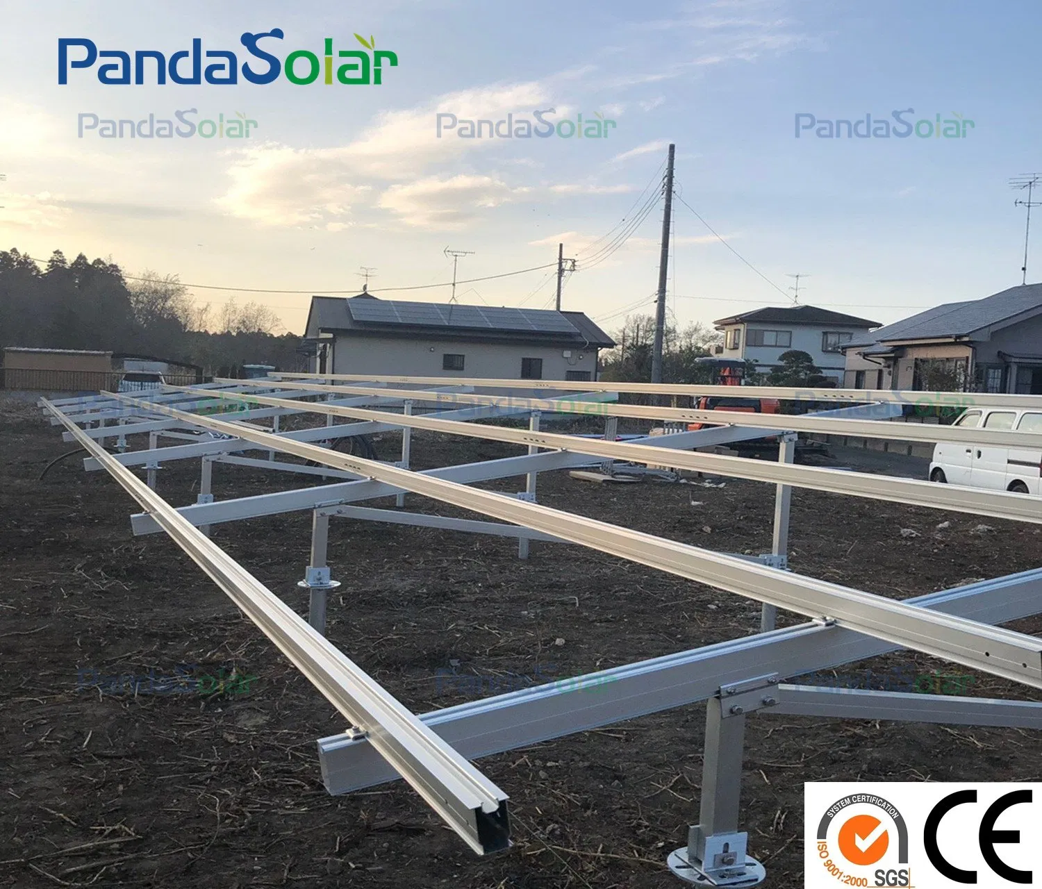 Premium Grade Aluminium Solar Panel Ground Mount Bracket by China Manufacturer Enhanced Stability Easy Installation