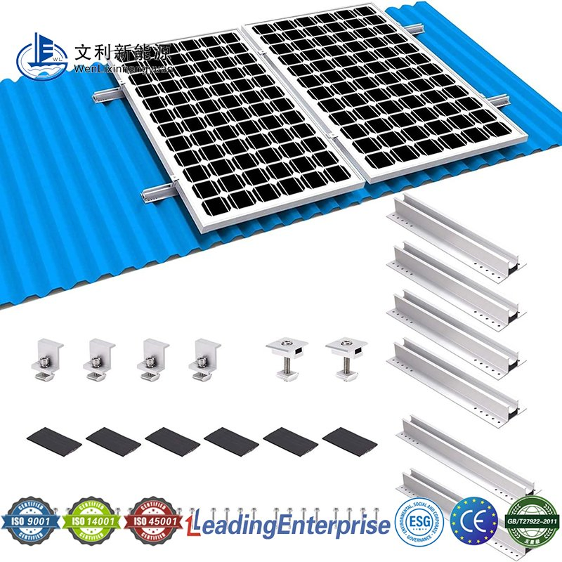 Lightweight High-Strength Solar Mount for Color Steel Roof