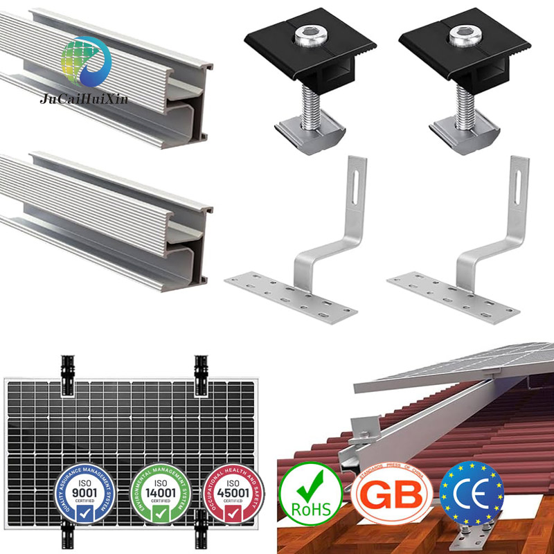 Customizable Aluminum Profile Solar Panel Rail for Roof Solar Mounting System