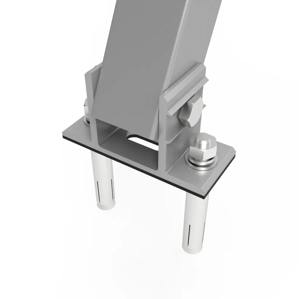 Hot Selling Roof Adjustable Tilt Front Rear Leg Solar Panel Mounting Bracket