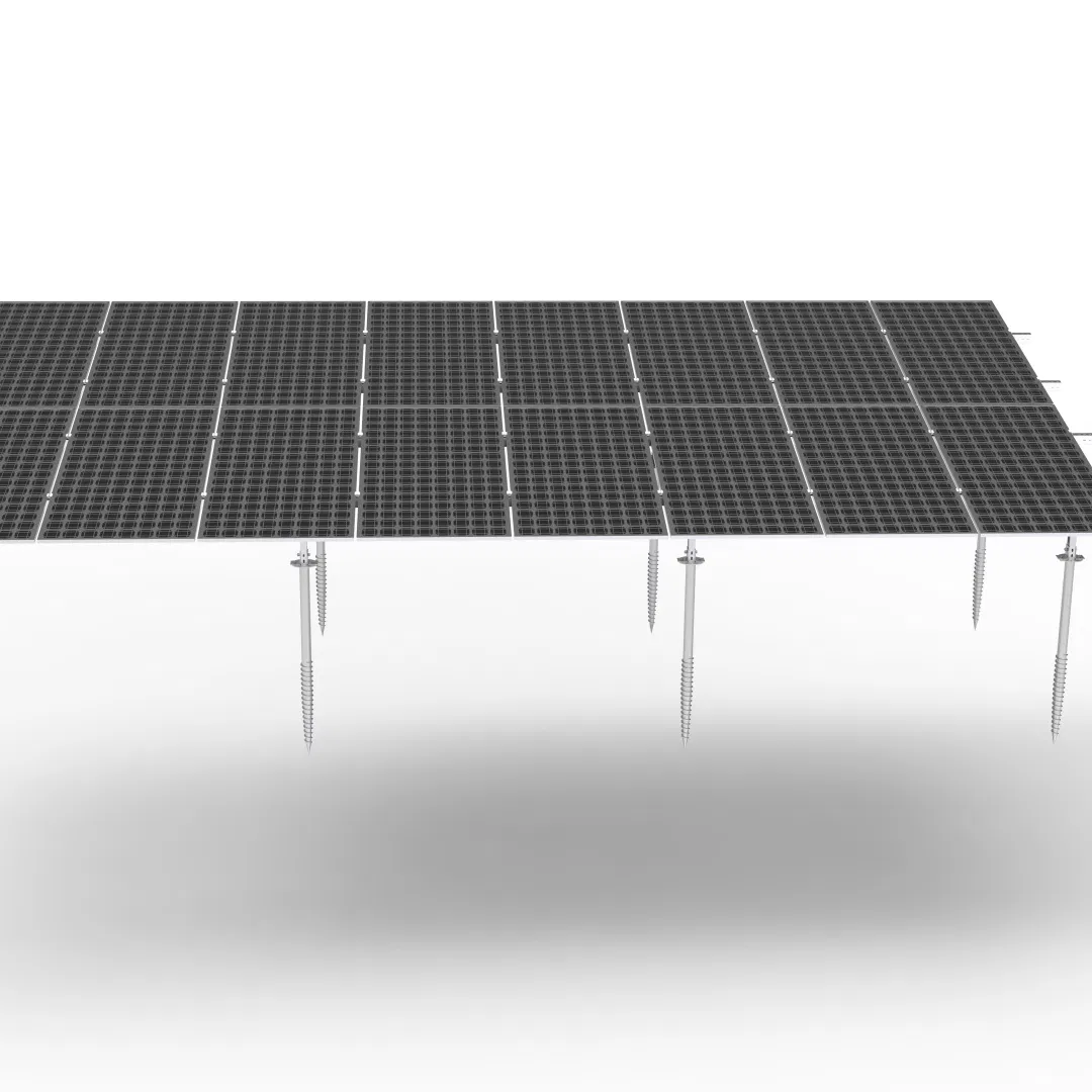 24" Ground Screw with 3/4" Hex Head off Grid PV Montage Systeme Frame Panels Ground Anchor 1MW Mounting System