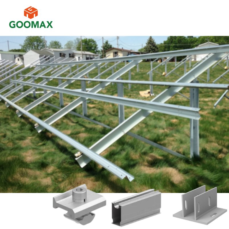 Goomax Adjustable Ground Mount Solar Bracket for Reliable Performance