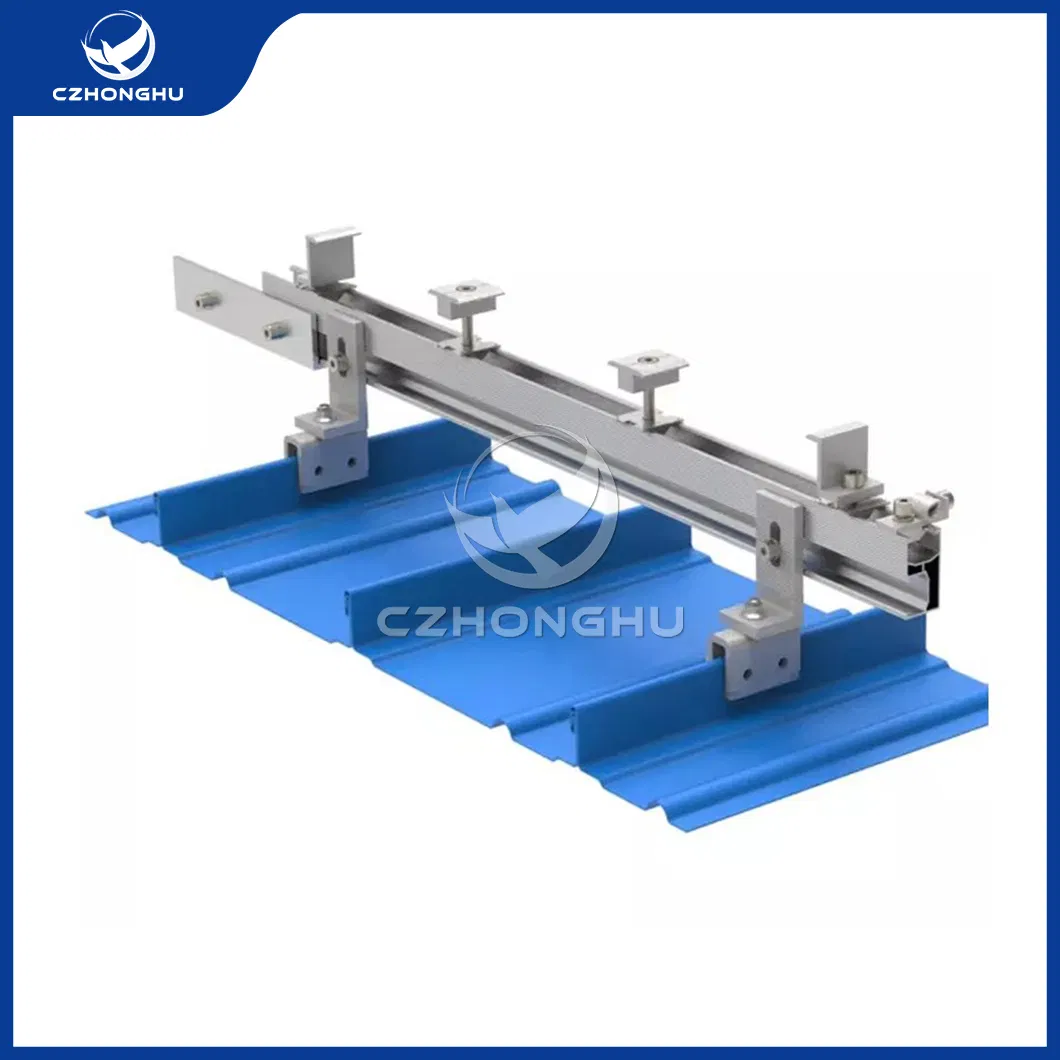 Czhonghu Solar End Clamp China Manufacturing Ground Aluminum Solar Roof End Clamp for Solar Panel